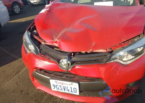 2015 Toyota Corolla Le from USA, damaged, VIN 5YFBURHEXFP256923